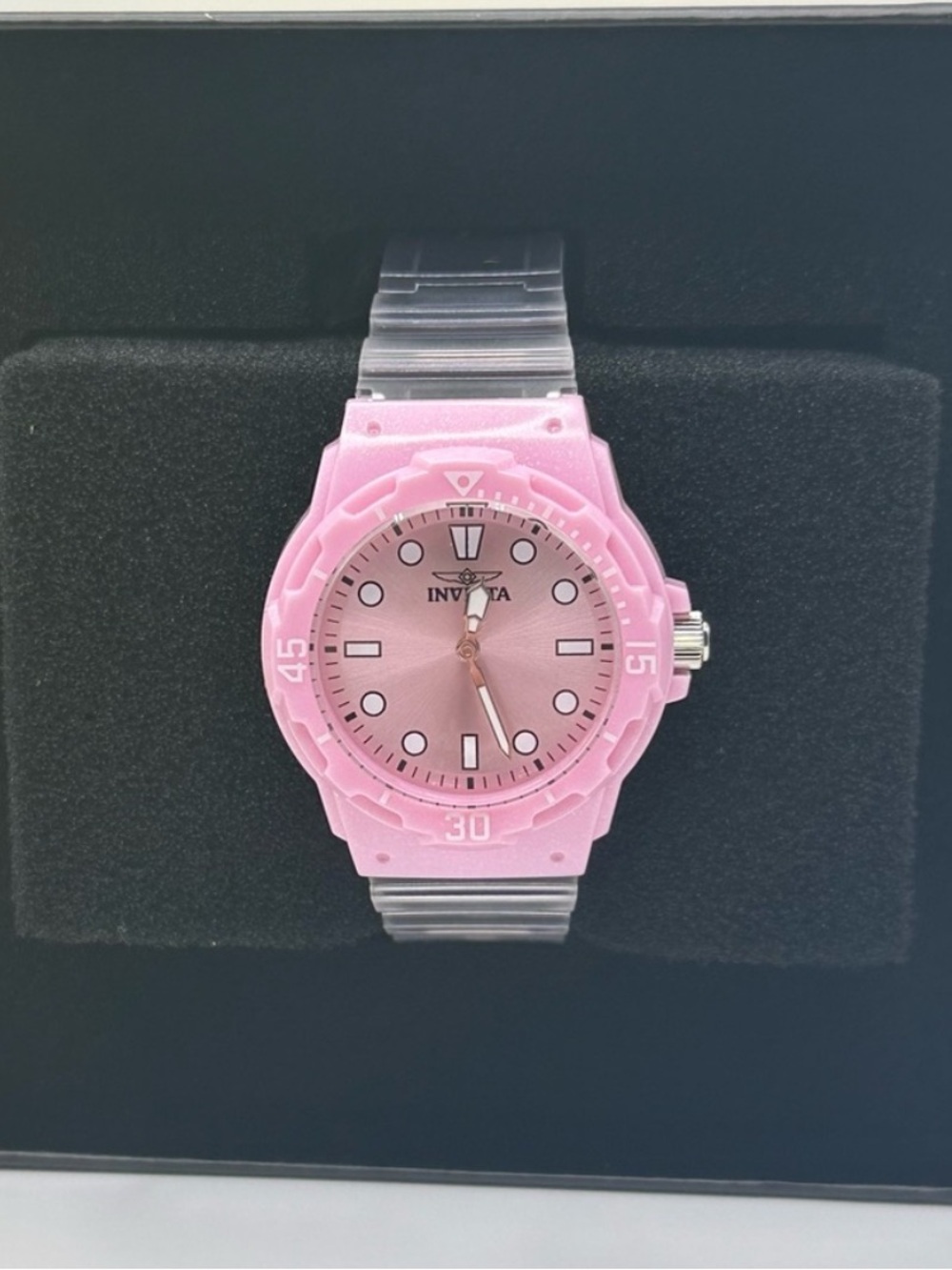 NEW Invicta Celestial Cloud Women's Watch - 35mm, Transparent, Pink (49205)